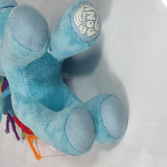 ✓My Little Pony Sparkle Rainbow Dash Plush fairycore Lovey stuffed animal 9in - Picture 5 of 17